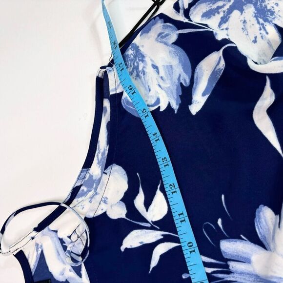 Lulus Dress Set Women Medium Blue Love for Lanai Floral Print Two-Piece Maxi NWT - Picture 5 of 10